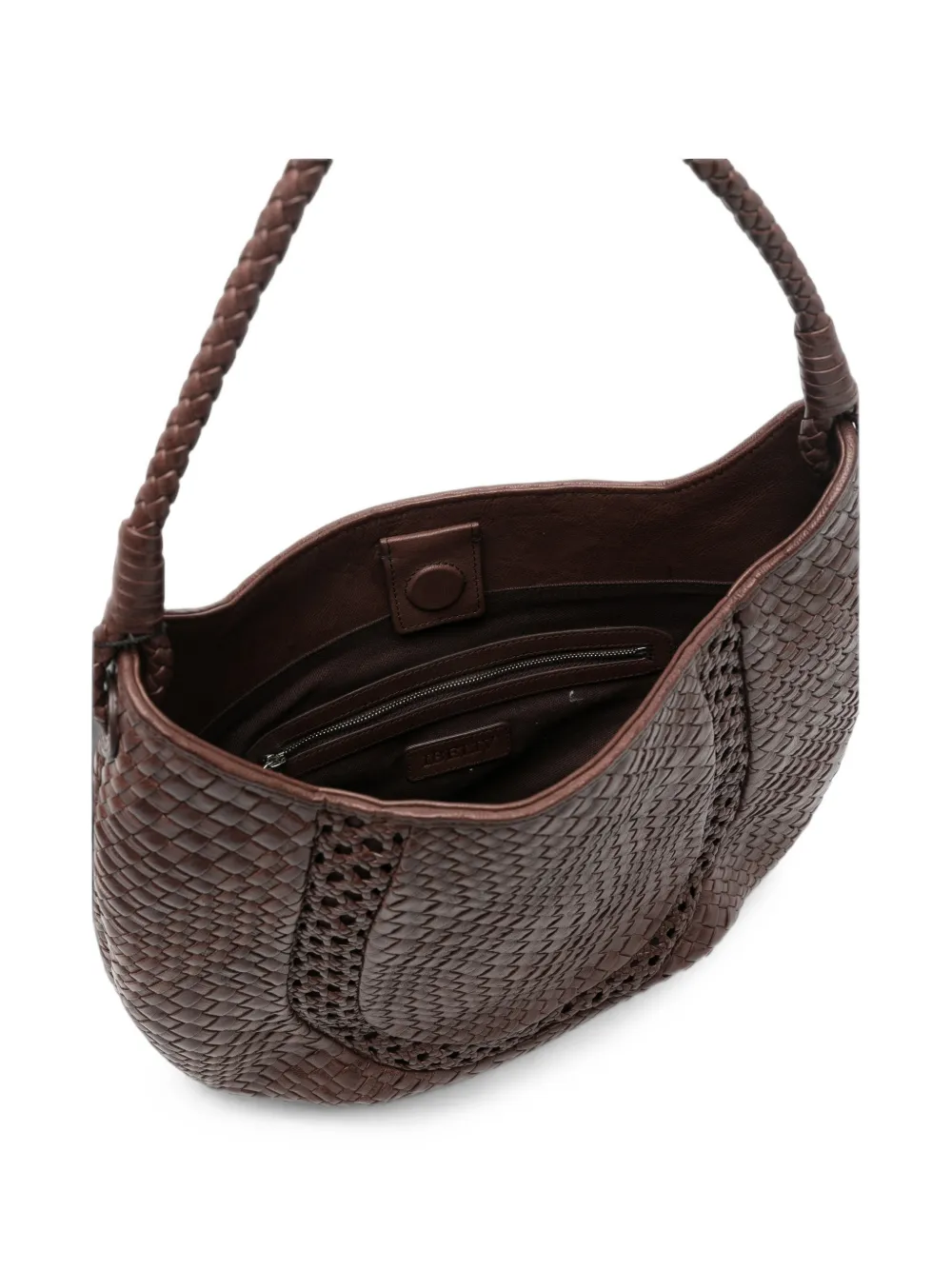 IBELIV Lamia geweven shopper Bruin