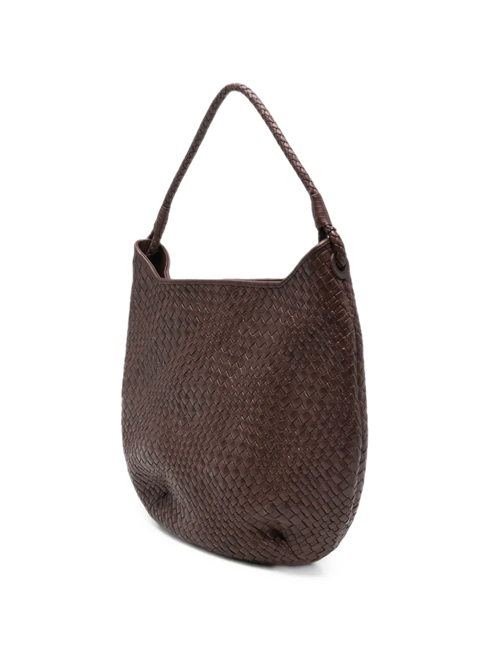 IBELIV Lamia geweven shopper Bruin