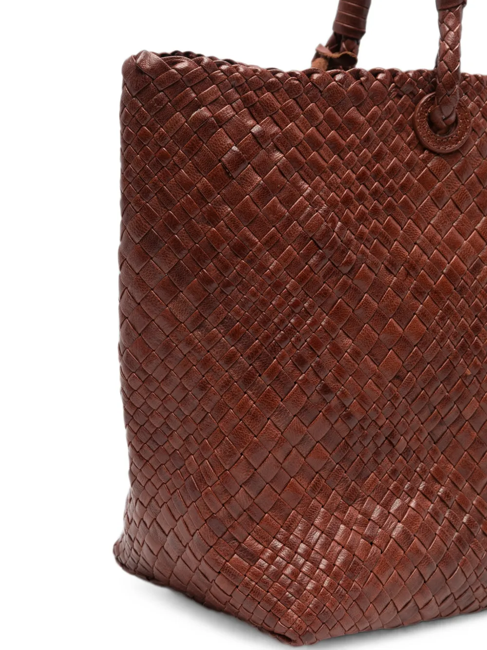 IBELIV Bazika geweven shopper Bruin