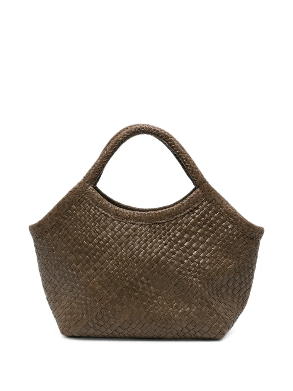 Ibeliv Medium Pure Woven-leather Tote Bag In Brown