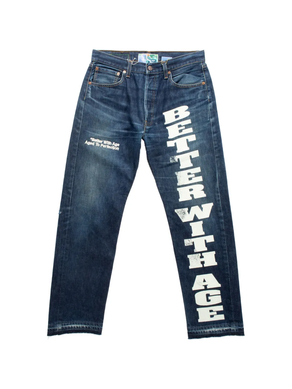 Better with Age Beaufort logo-print jeans