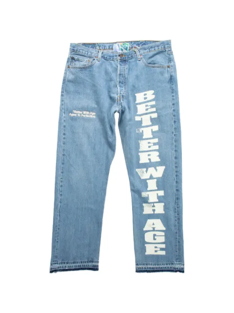Better with Age  Beaufort logo-print jeans