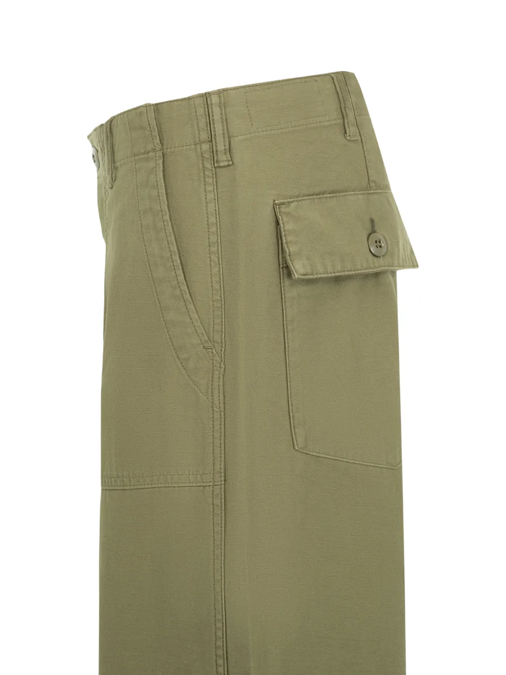 R13 D'Arcy broek met uitlopende pijpen Groen
