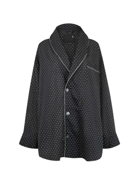 R13 chemise à pois