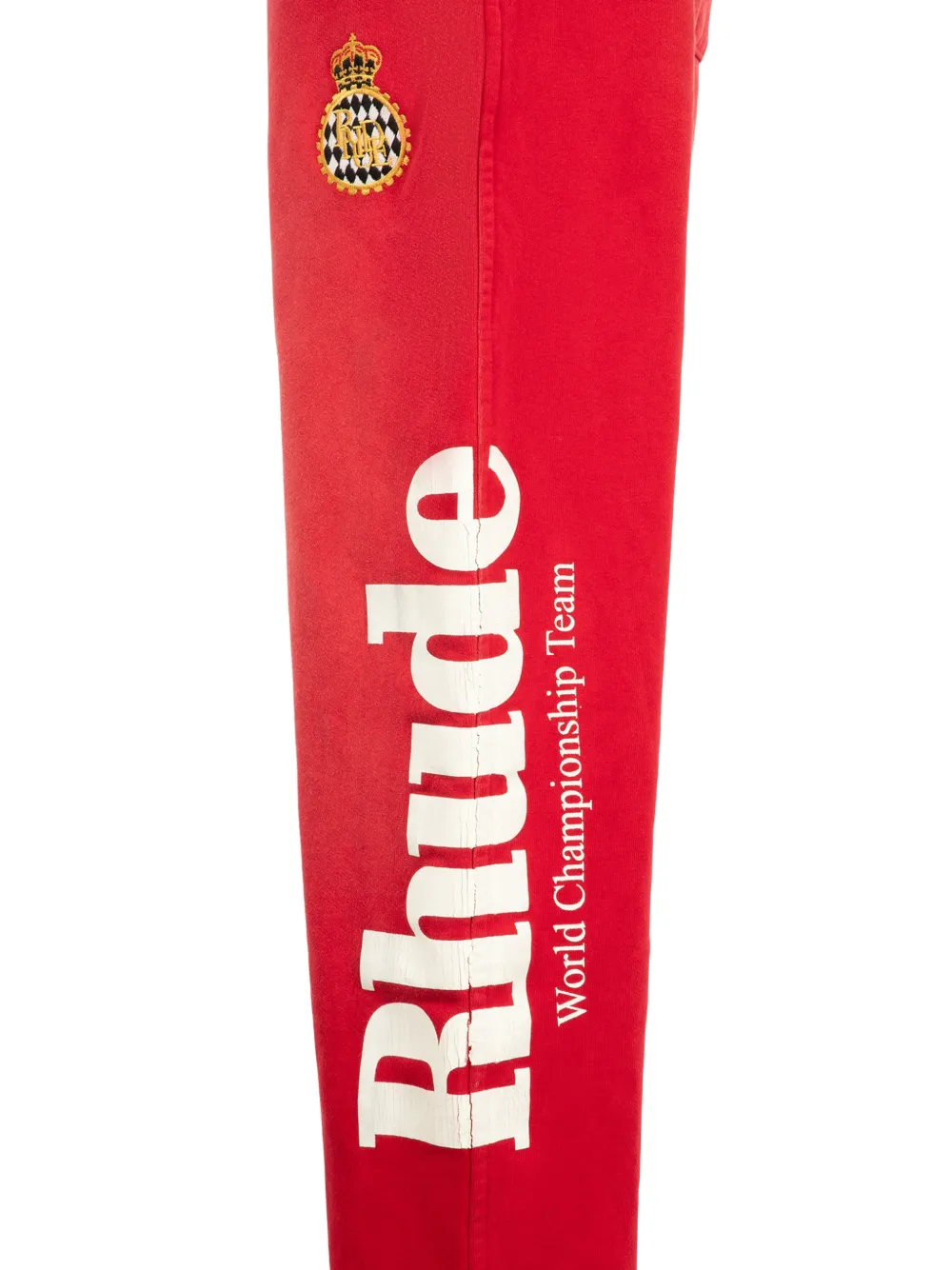 RHUDE Desert Racing Script trainingsbroek Rood