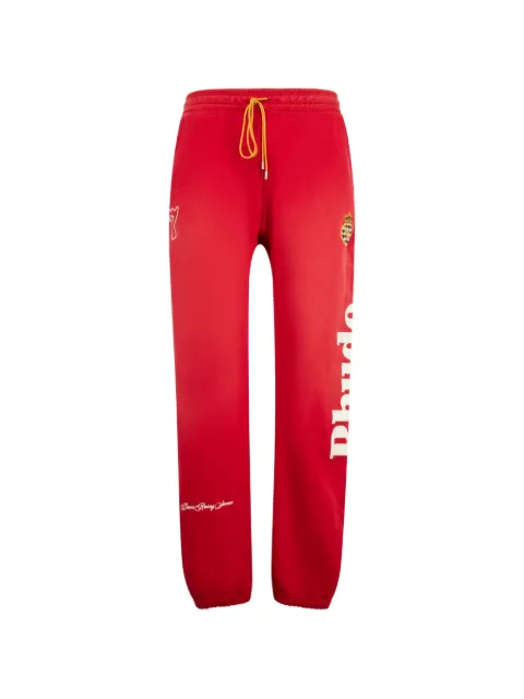 RHUDE Desert Racing Script track pants