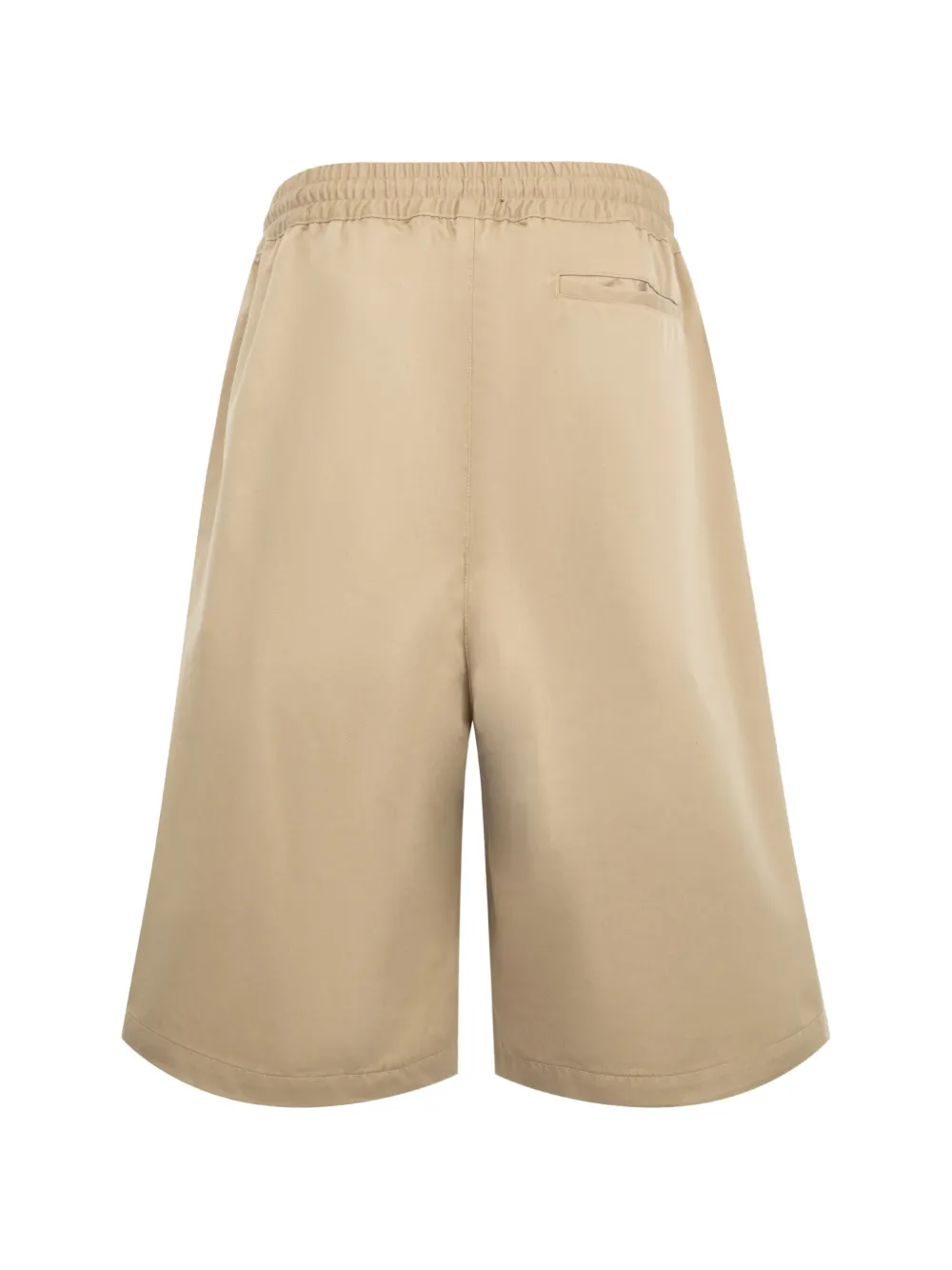 Willy Chavarria Orale shorts met plooien Beige