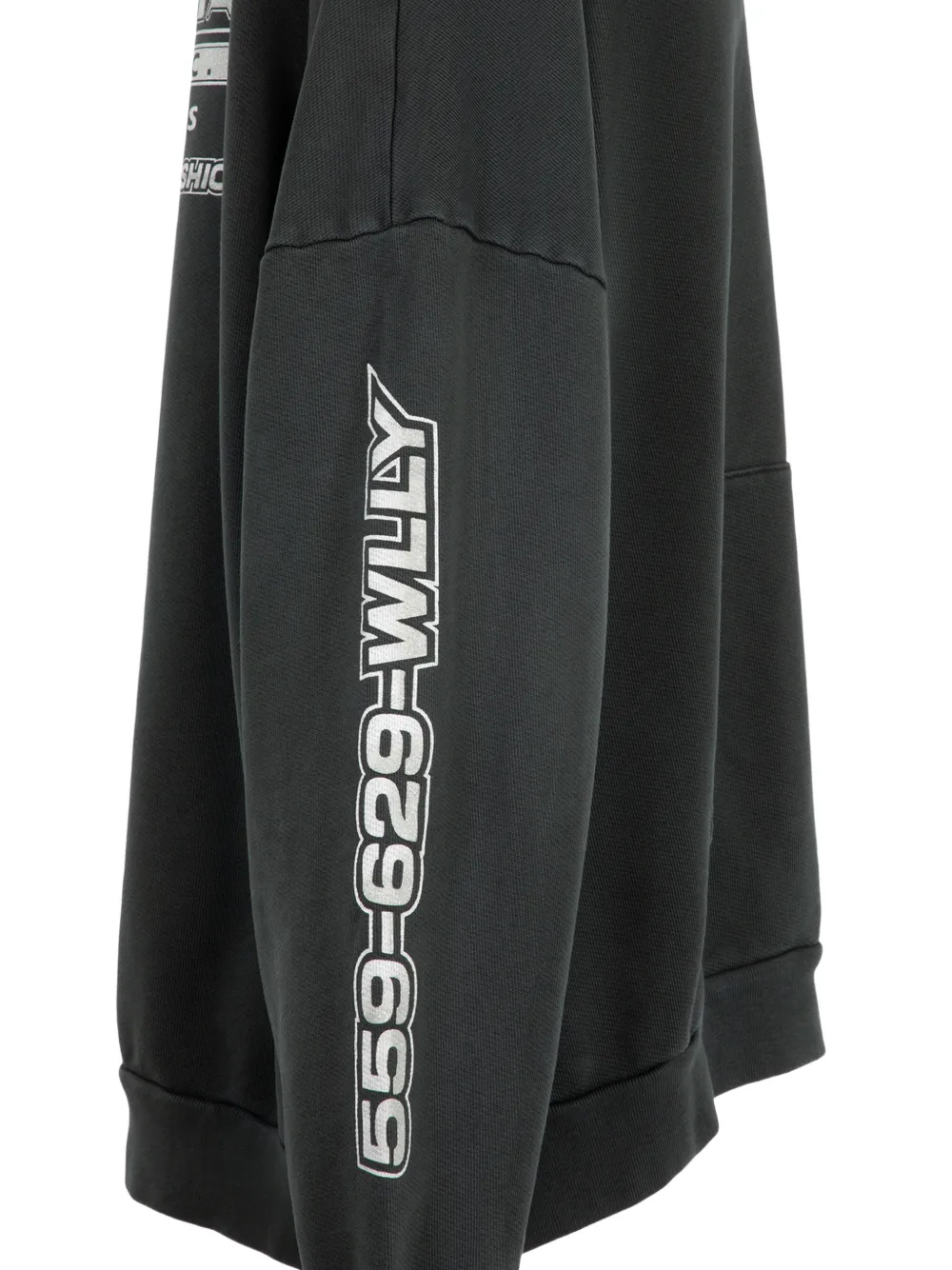 Willy Chavarria Licensed Designs hoodie Zwart