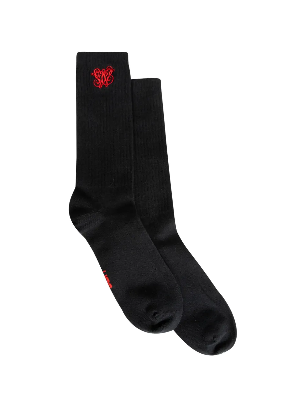 UGG x Absent dragon logo-embroidered socks Zwart