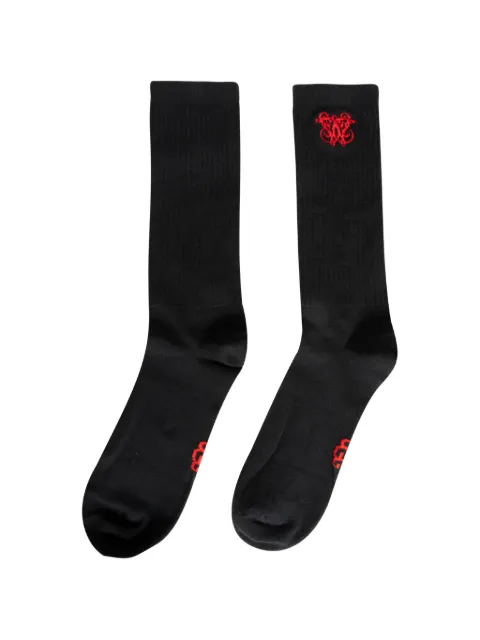 UGG x Absent dragon logo-embroidered socks