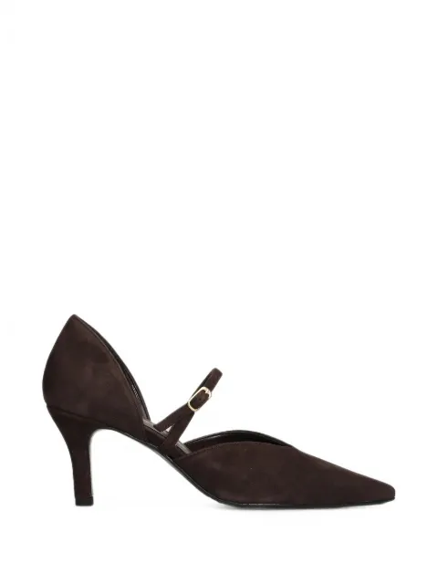 biancadi suede pointed-toe pumps