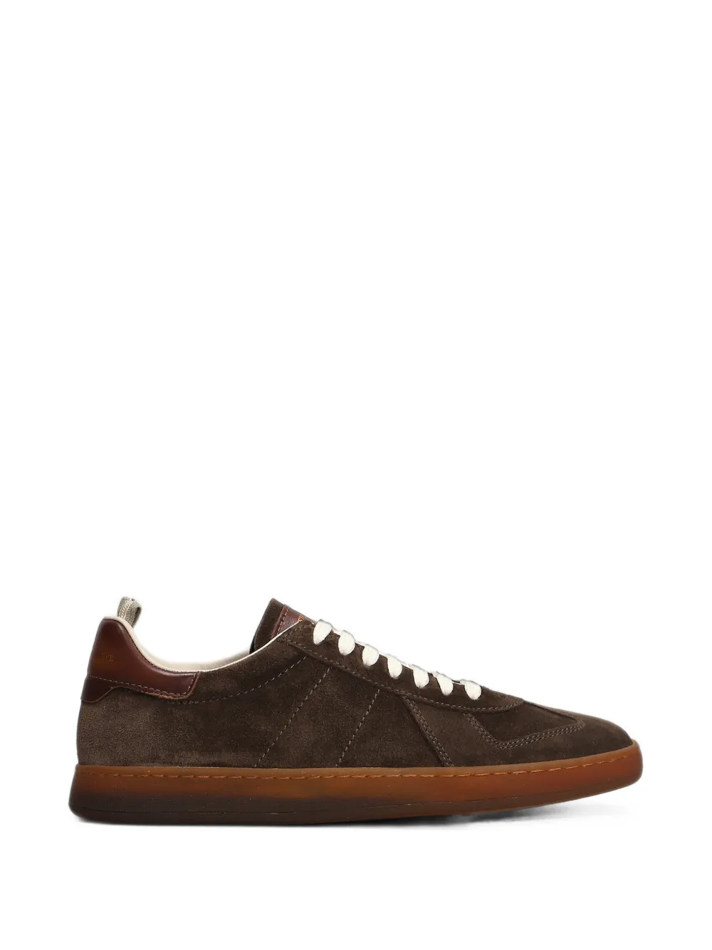 Officine Creative Militia 002 suede leather-panelled sneakers