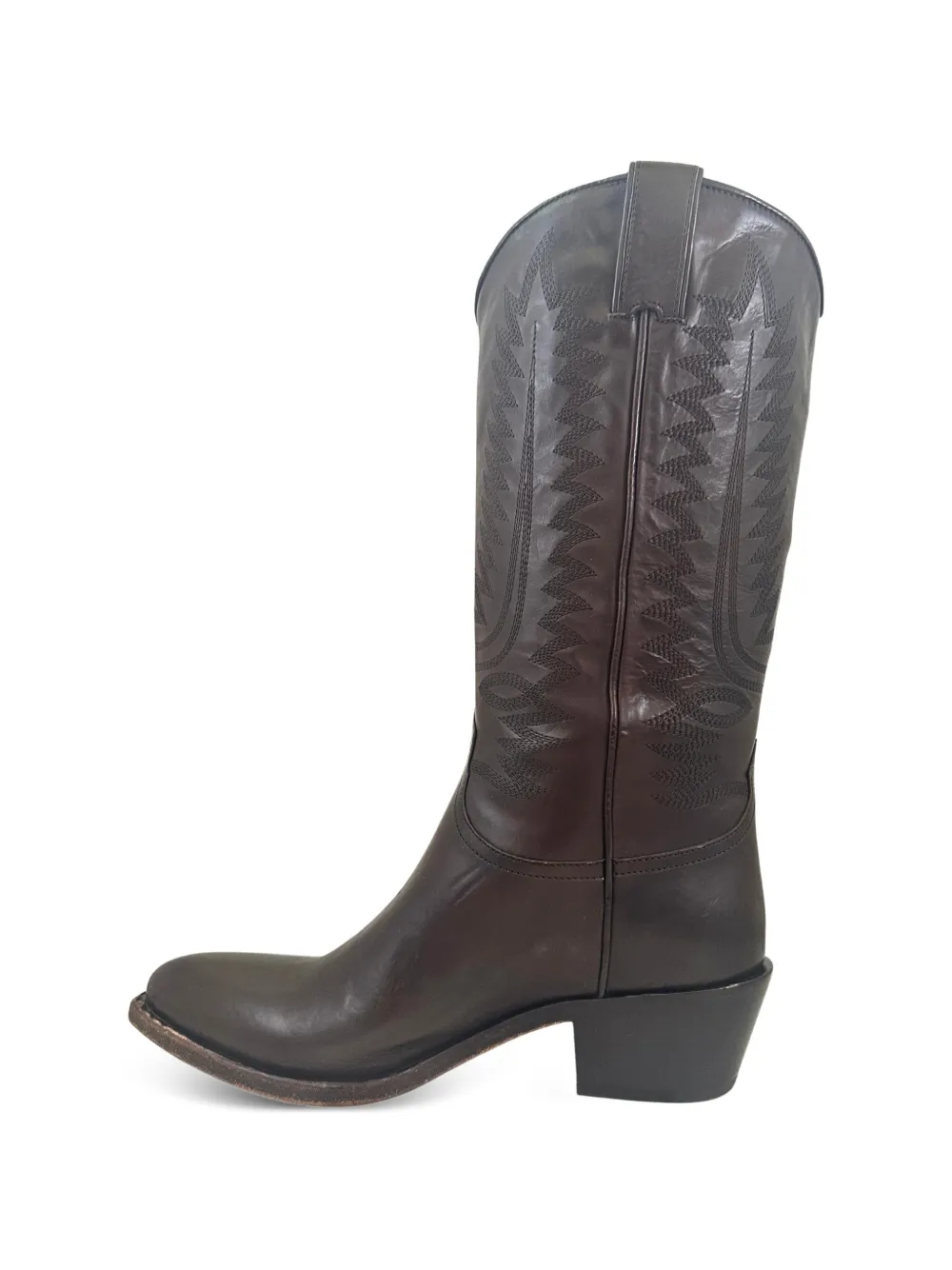 Sartore embroidered leather cowboy boots Bruin