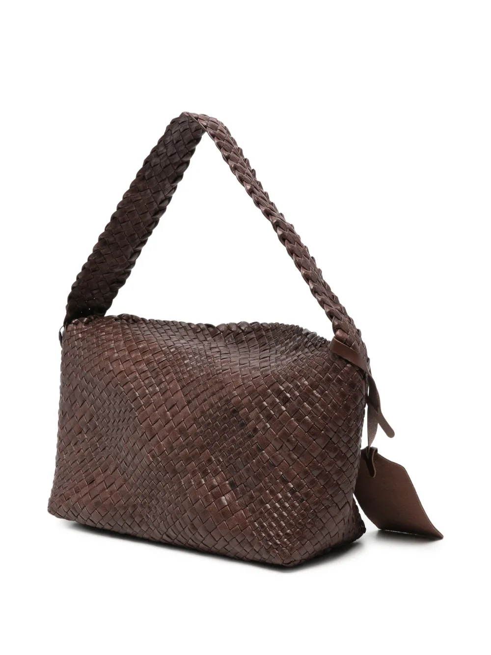 IBELIV Aura geweven leren shopper Bruin