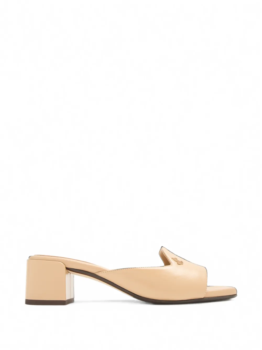 Jimmy Choo JC-logo block-heel sandals