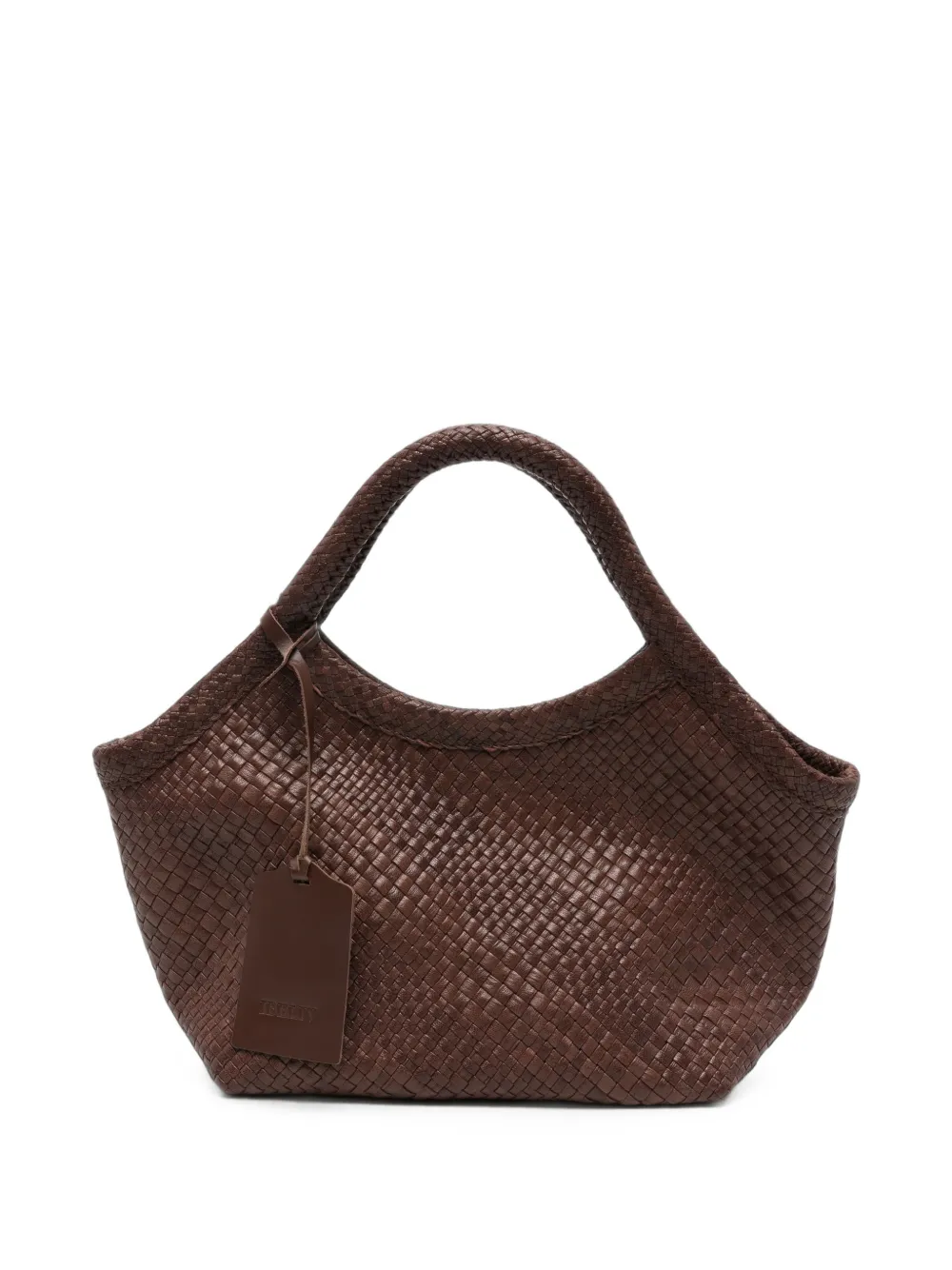 Ibeliv Medium Pure Woven-leather Tote Bag In Brown