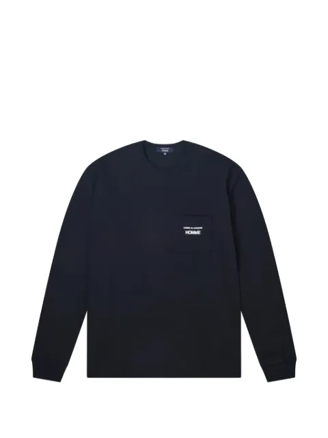 Comme des Garçons Homme logo-print pocket T-shirt