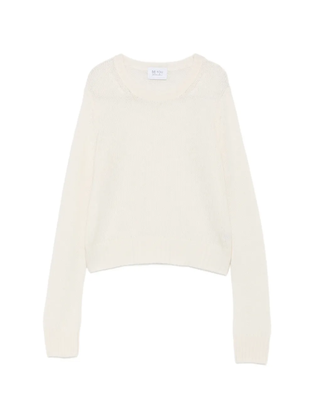 BeYou ribbed-trim sweater