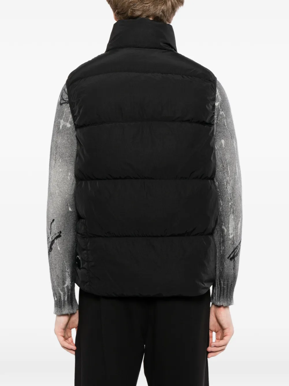 C.P. Company quilted down gilet Zwart