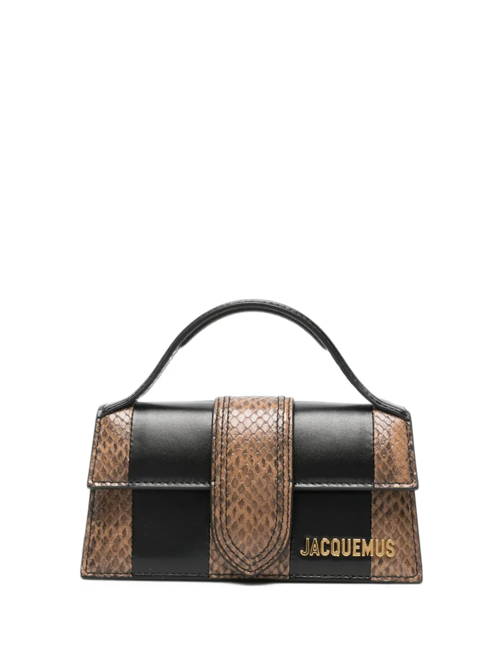 Jacquemus Le Bambino snake-effect mini bag