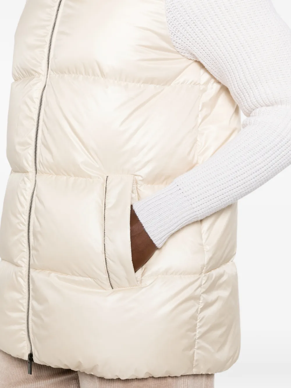 Peserico Gewatteerde bodywarmer Beige