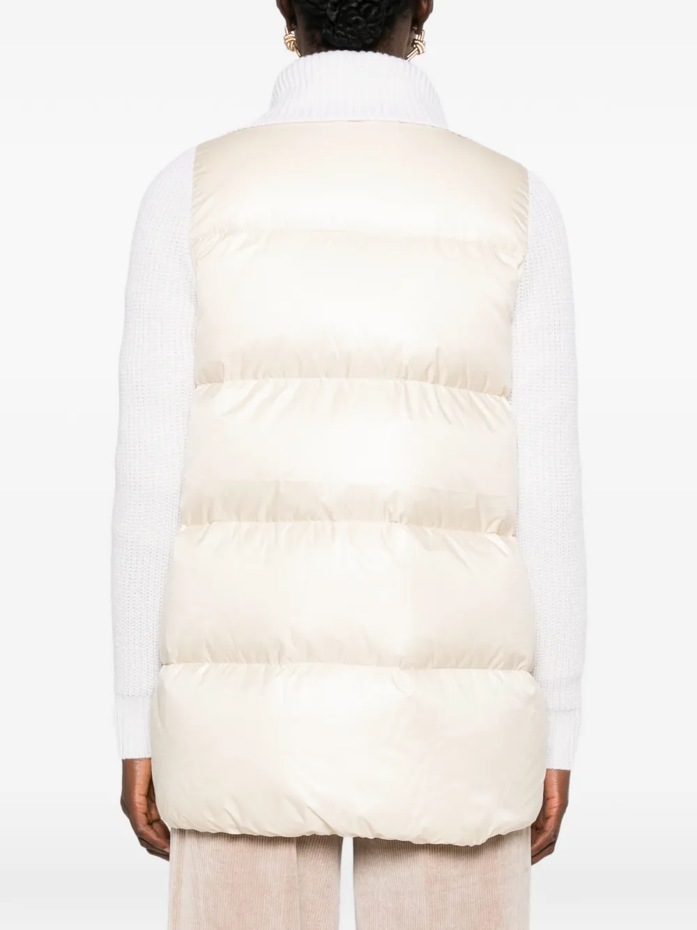 Peserico Gewatteerde bodywarmer Beige