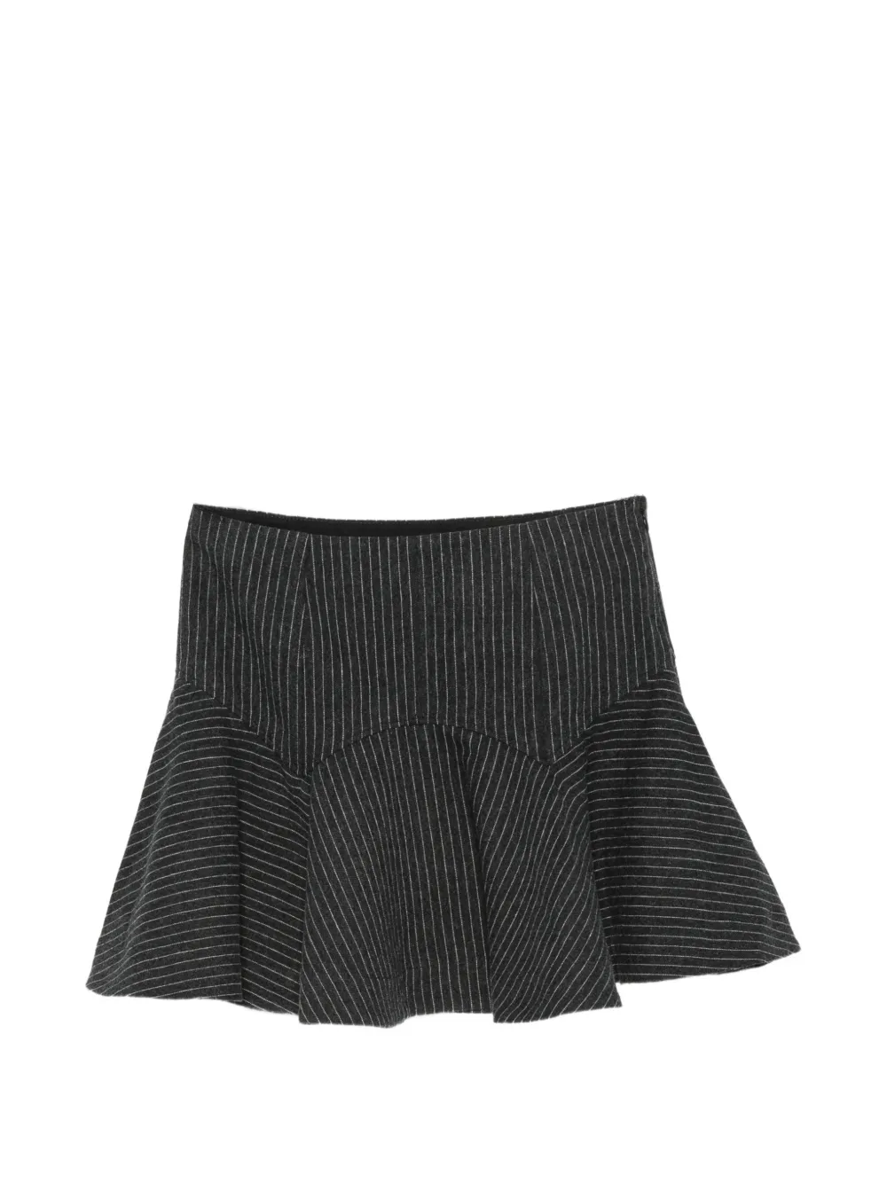 GANNI pinstripe mini skirt - Grigio