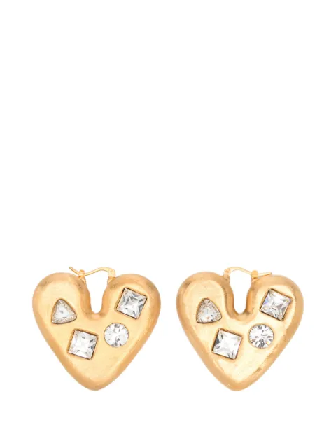 Jacquemus pendientes con forma de corazón