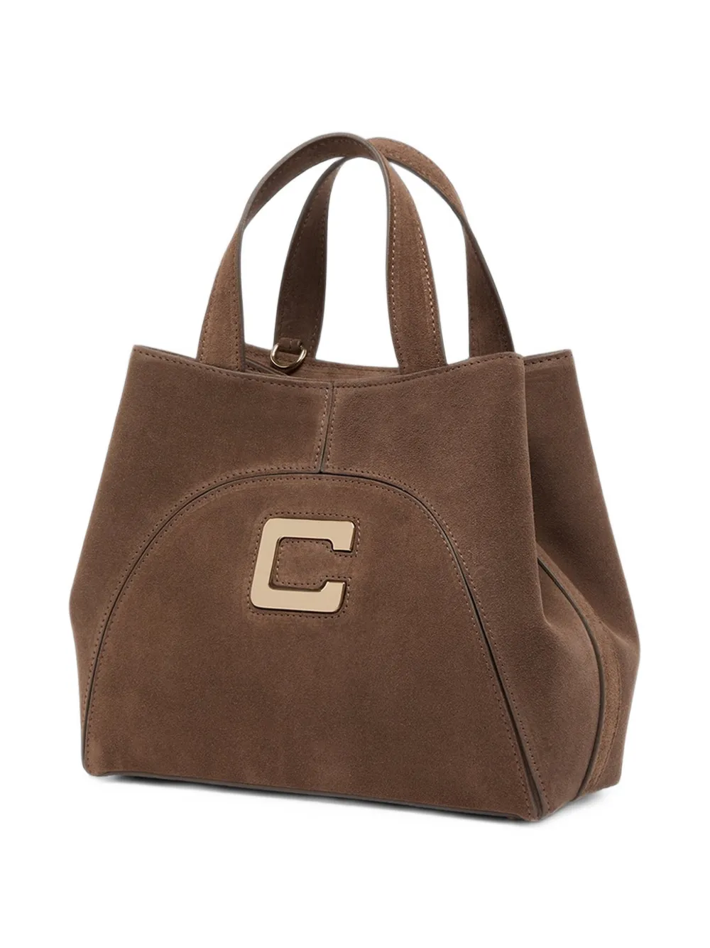 Carel Paris Clem suède shopper Bruin