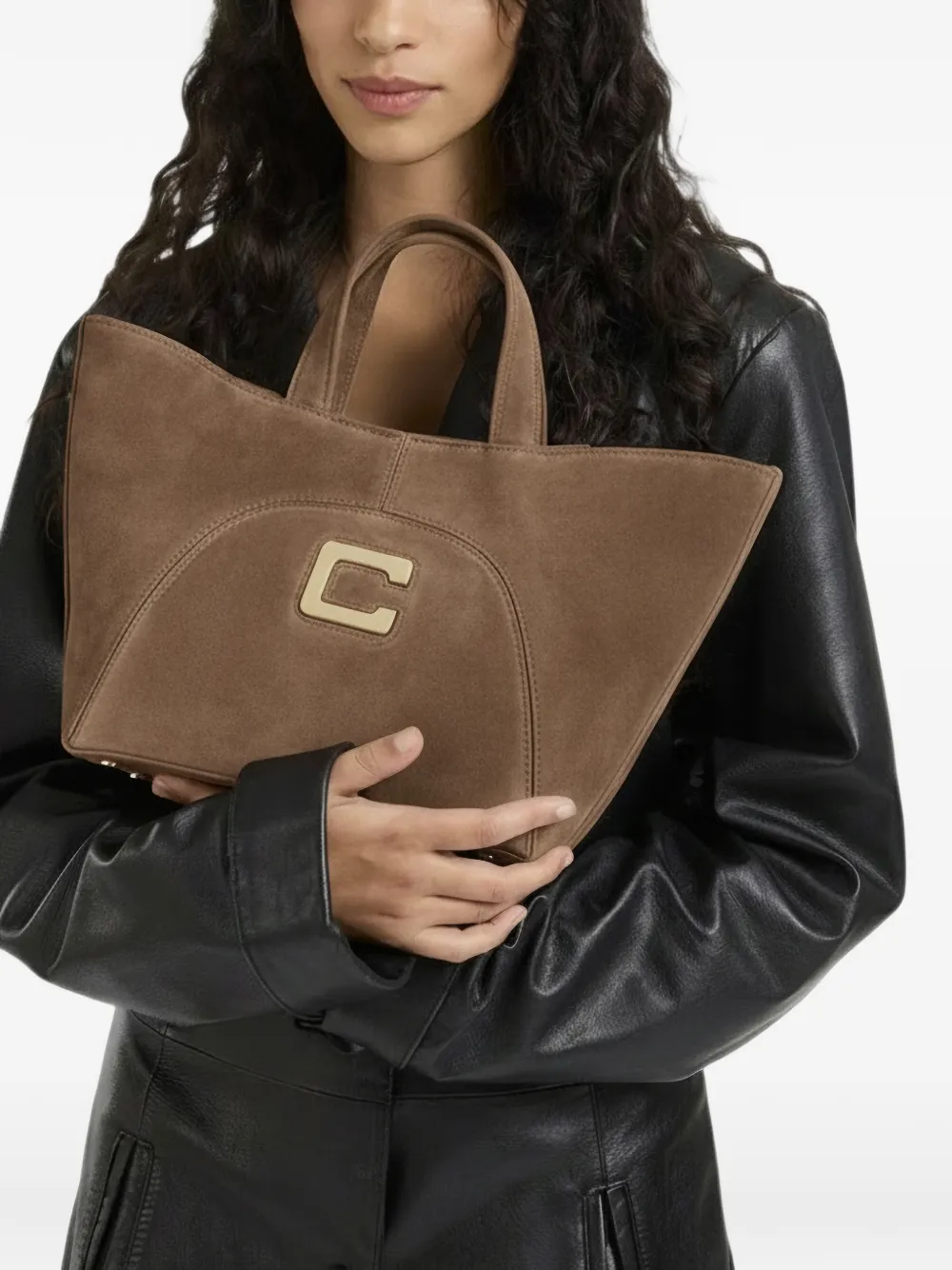Carel Paris Clem suède shopper Bruin