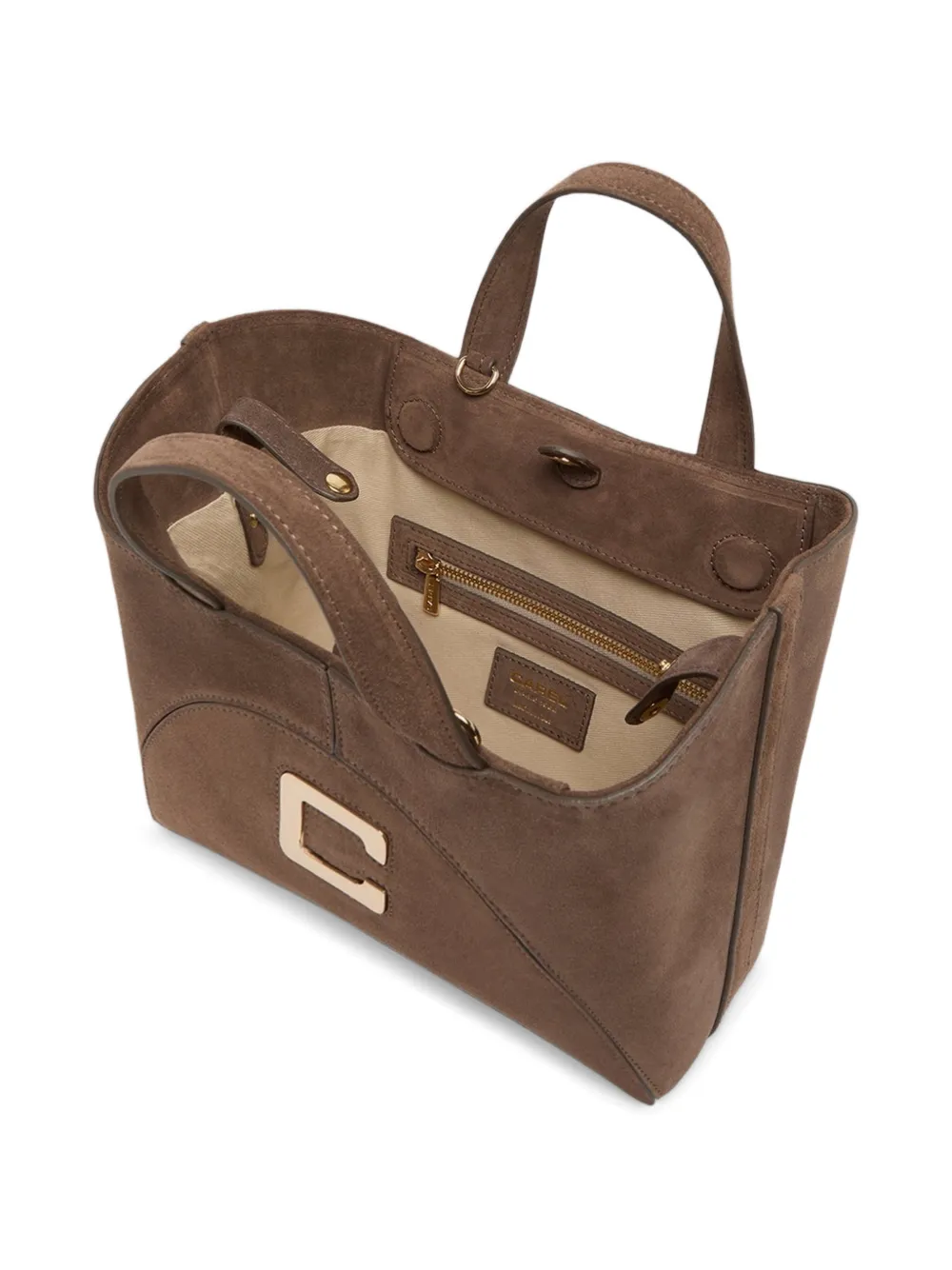 Carel Paris Clem suède shopper Bruin
