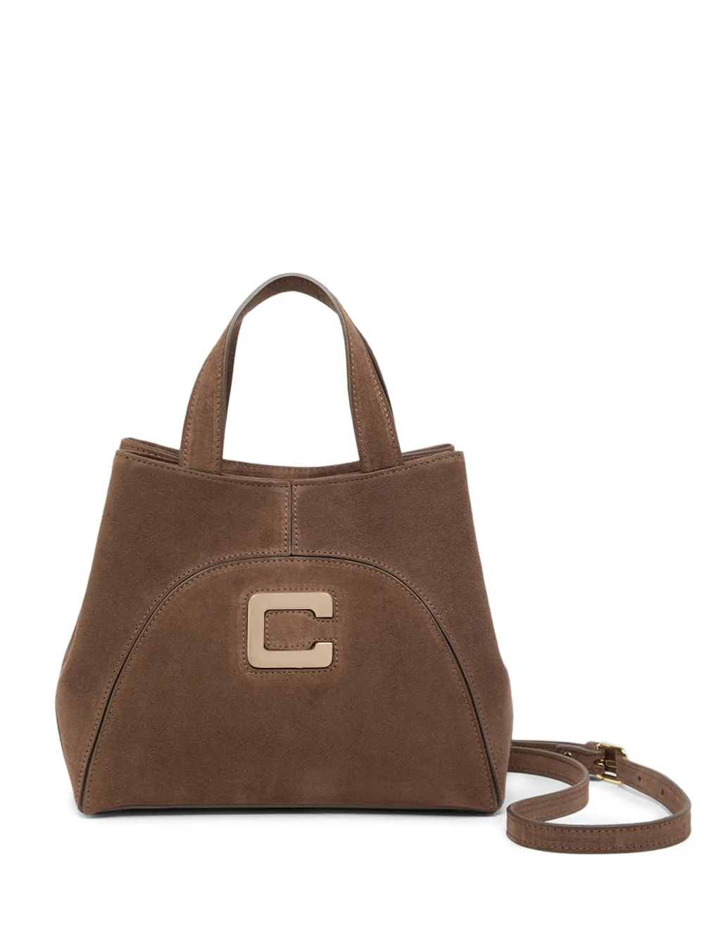Carel Paris sac à main Clem en daim - Marron Carel Paris sac à main Clem en daim - Marron