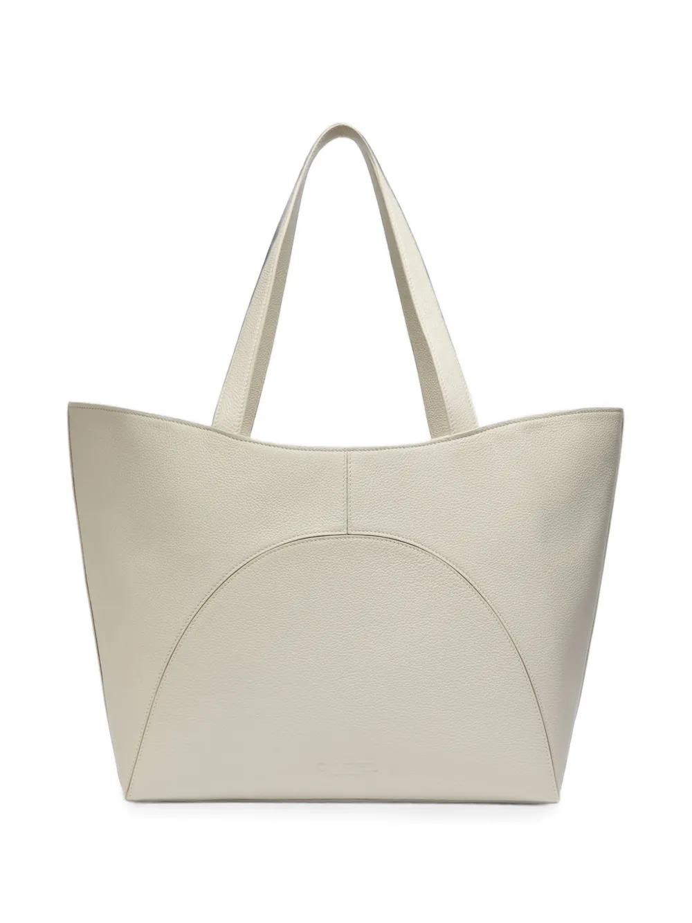 Carel Paris Clemenceau leren shopper met textuur Beige