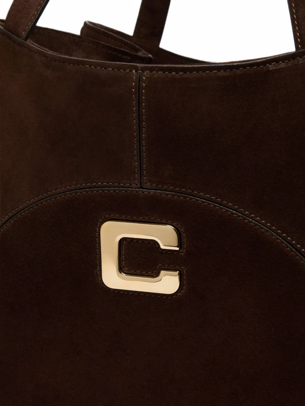 Carel Paris Clemenceau suède shopper Bruin