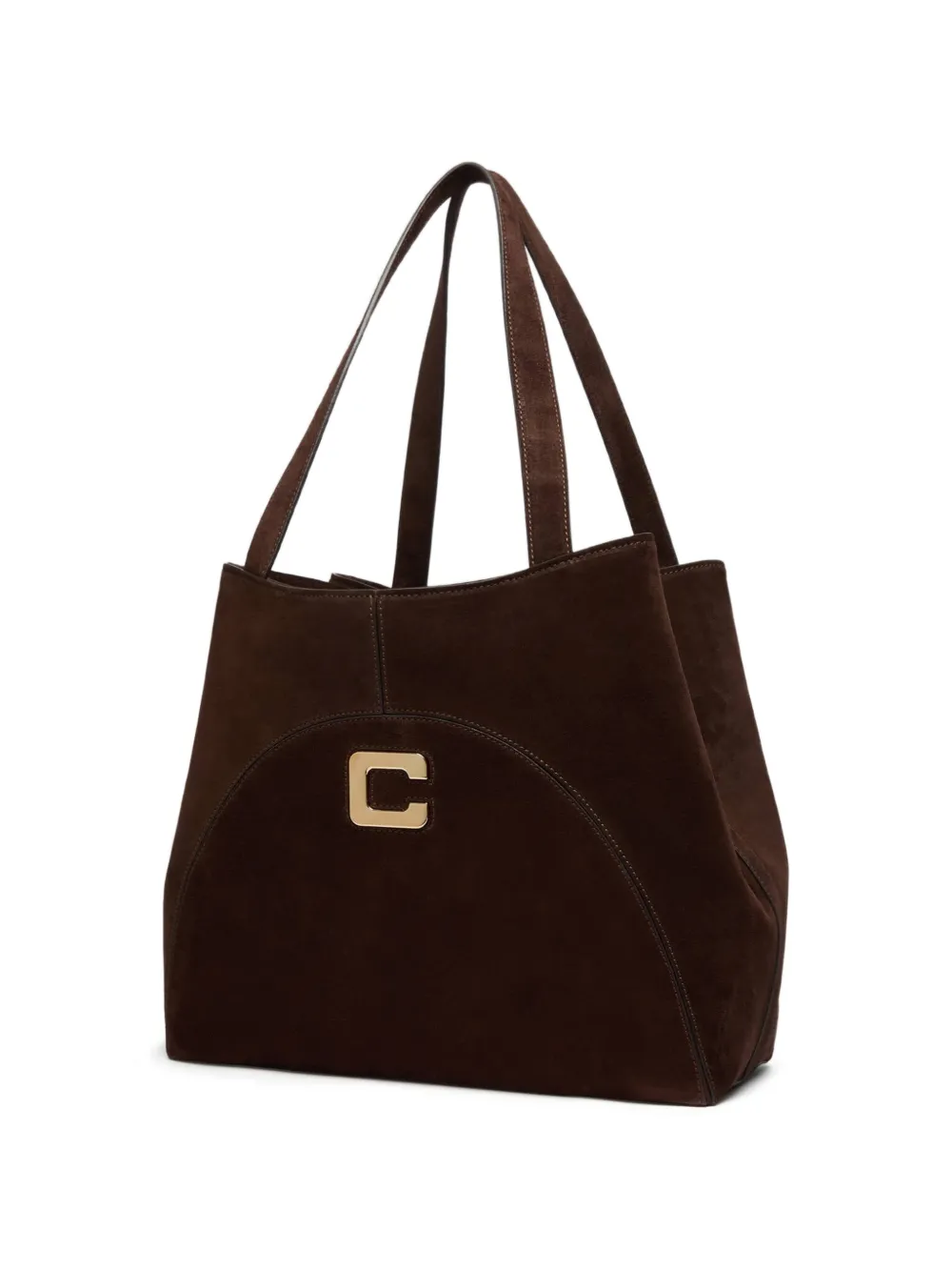 Carel Paris Clemenceau suède shopper Bruin