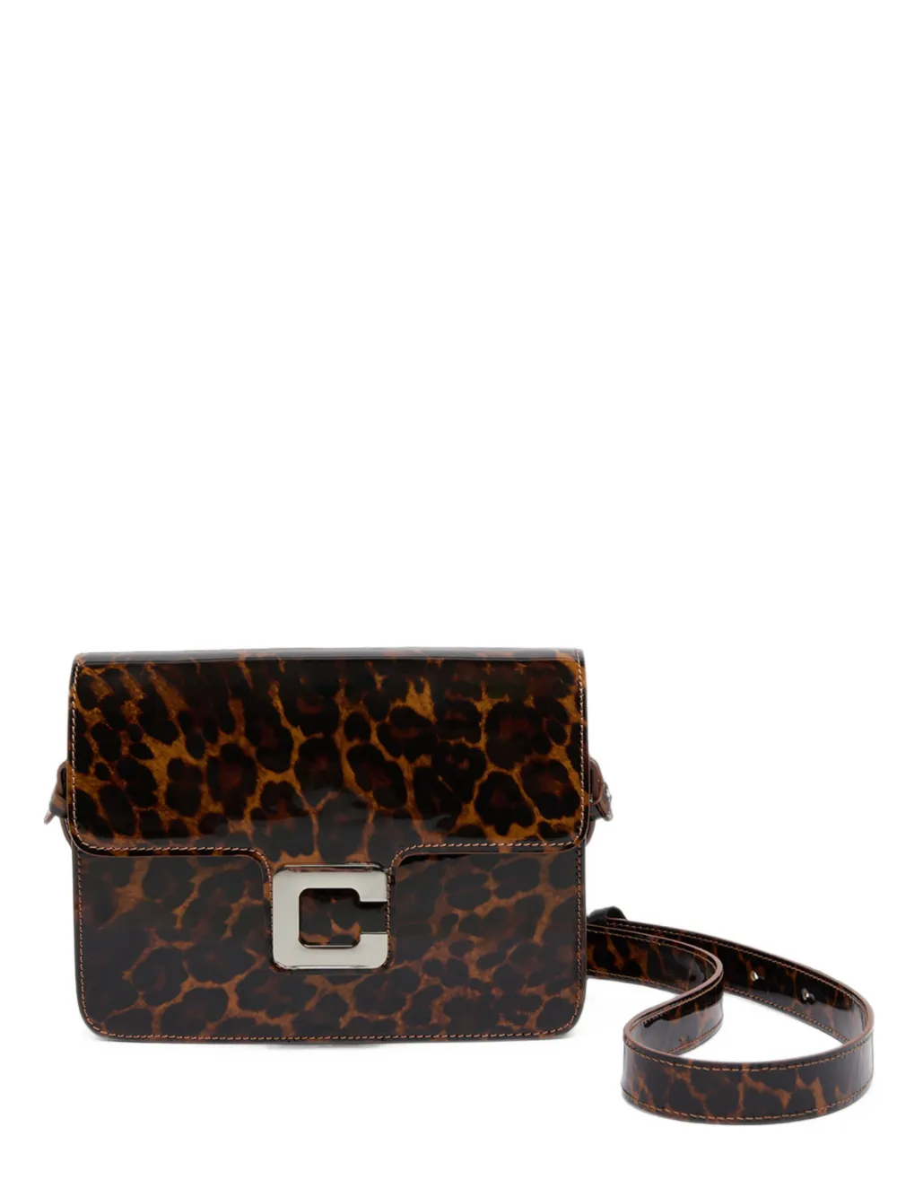 Carel Paris Borsa a spalla Mabillon leopardata - Marrone