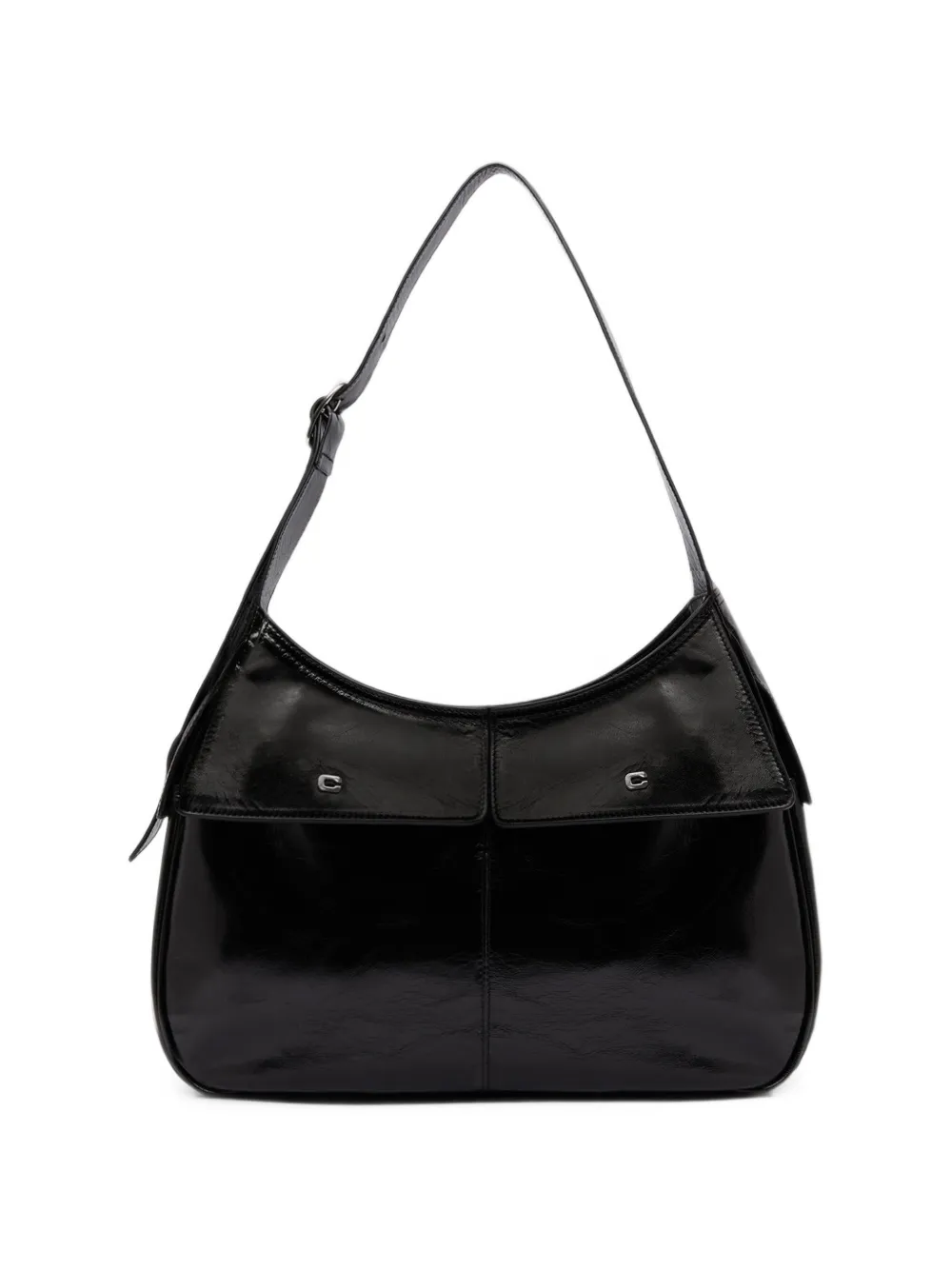 Carel Paris Borsa a spalla Orsay in pelle naplack - Nero