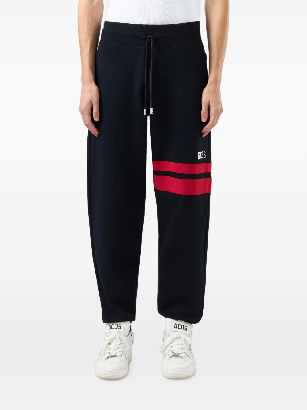 GCDS Trainingsbroek met logoprint Zwart