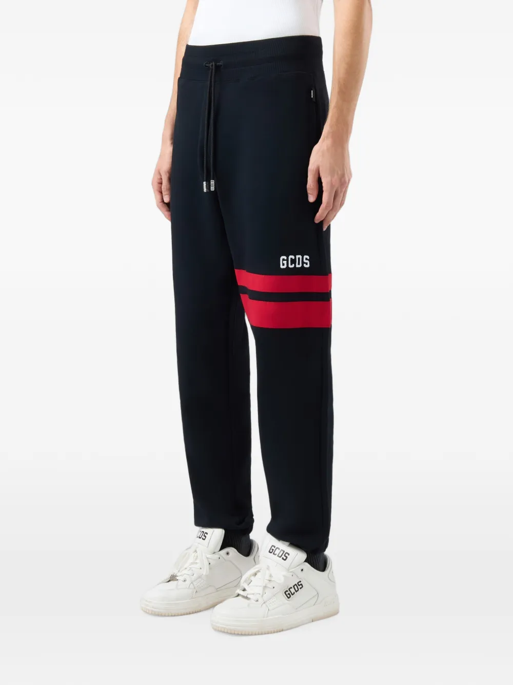 GCDS Trainingsbroek met logoprint Zwart