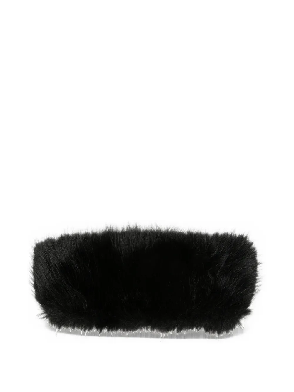 STAND STUDIO Zephyra faux-fur headband - Nero