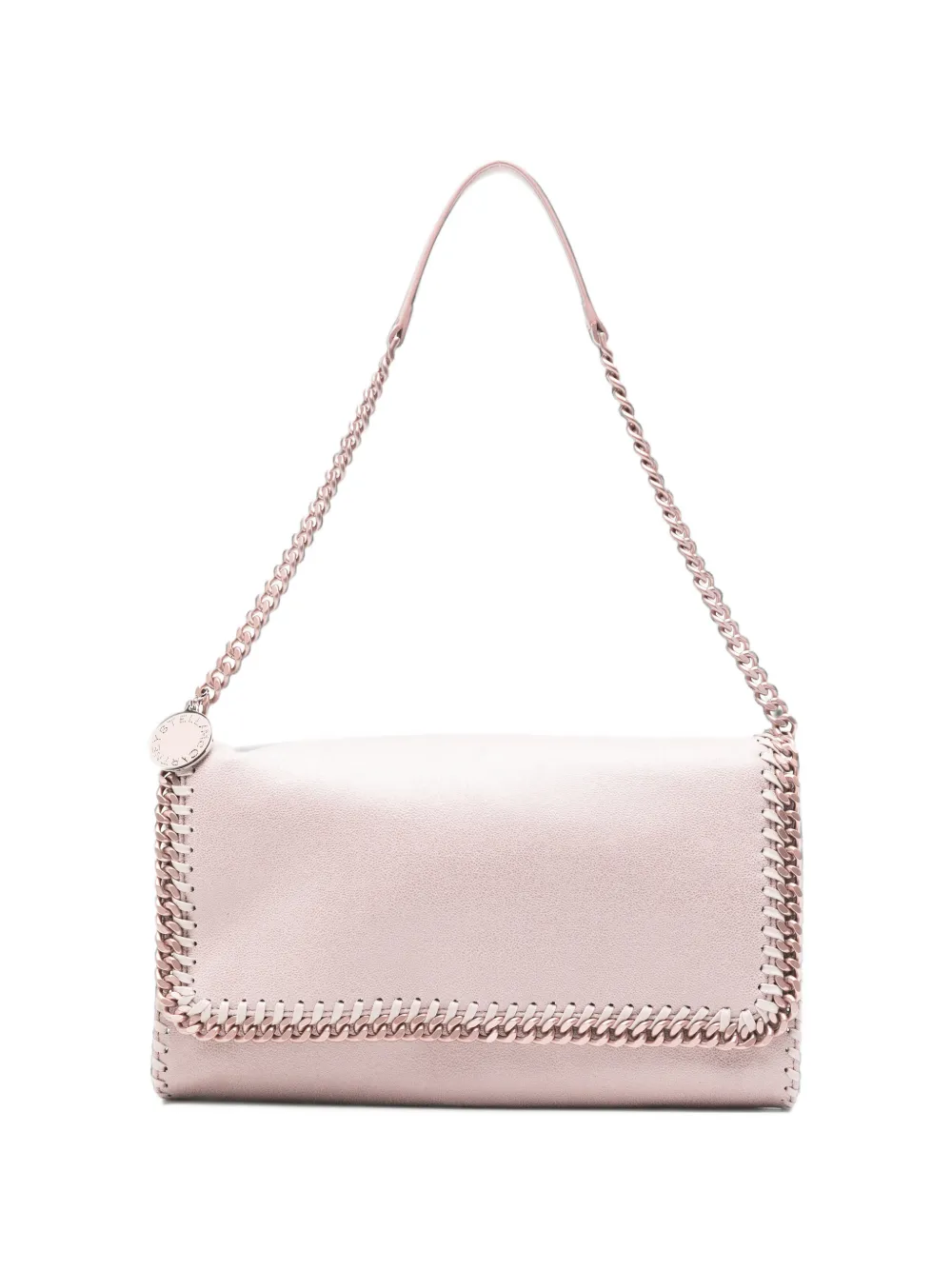 Stella McCartney Falabella chain-trim shoulder bag - Pink