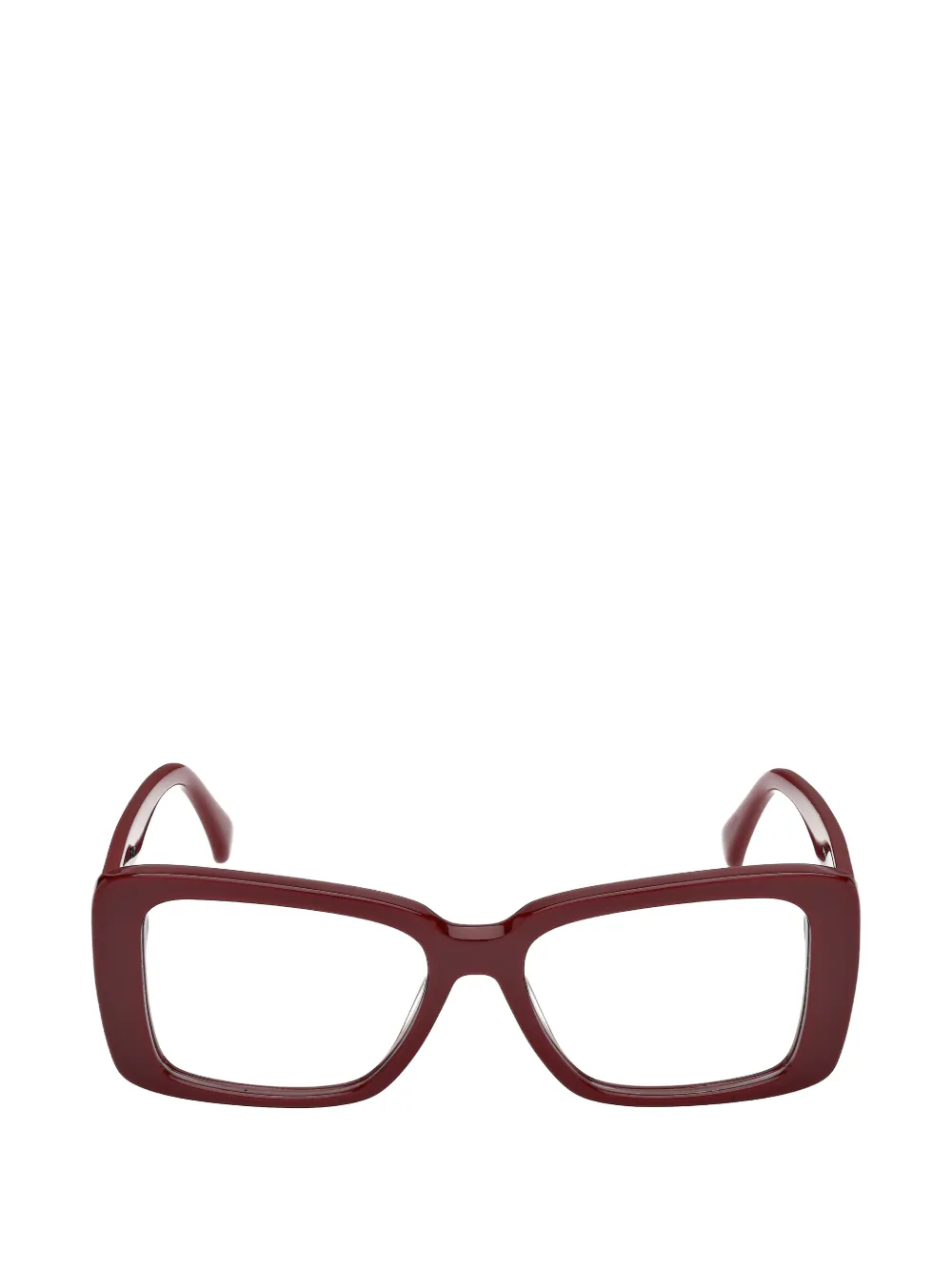Max Mara Eyewear rectangle-frame clip-on glasses