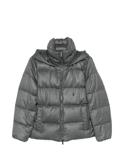 Peserico quilted hooded jacket