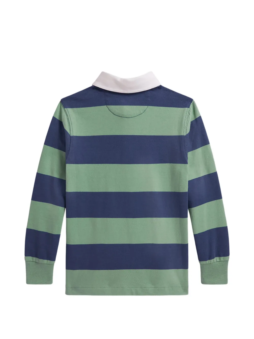 POLO RALPH LAUREN KIDS Gestreept poloshirt Groen