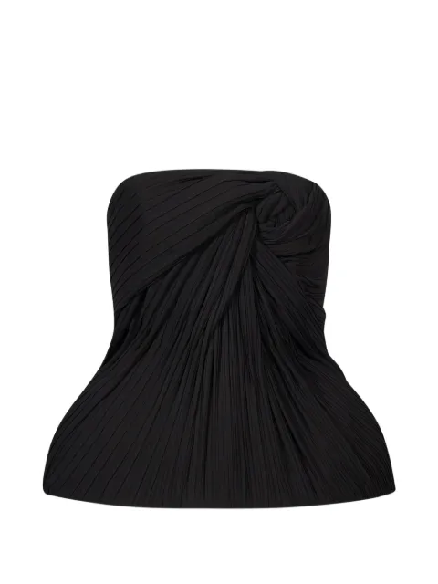 Isabel Sanchis Damea pleated peplum top