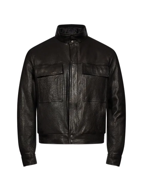 Salvatore Santoro grained-leather jacket
