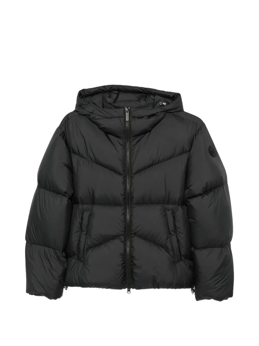 Colmar quilted hooded jacket - Black