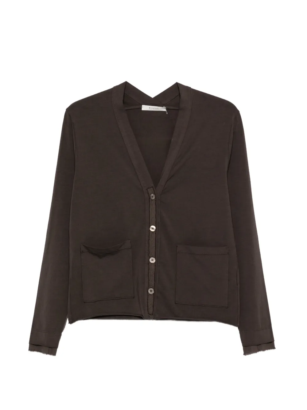 Kristensen Du Nord frayed button-up cardigan