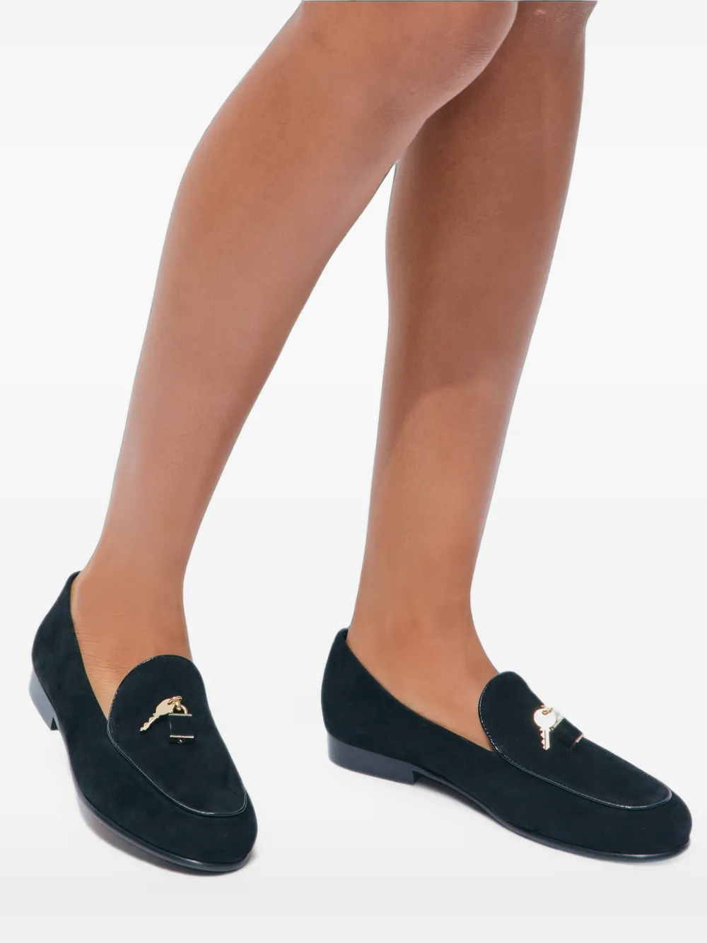 Tory Burch Lock slippers Zwart