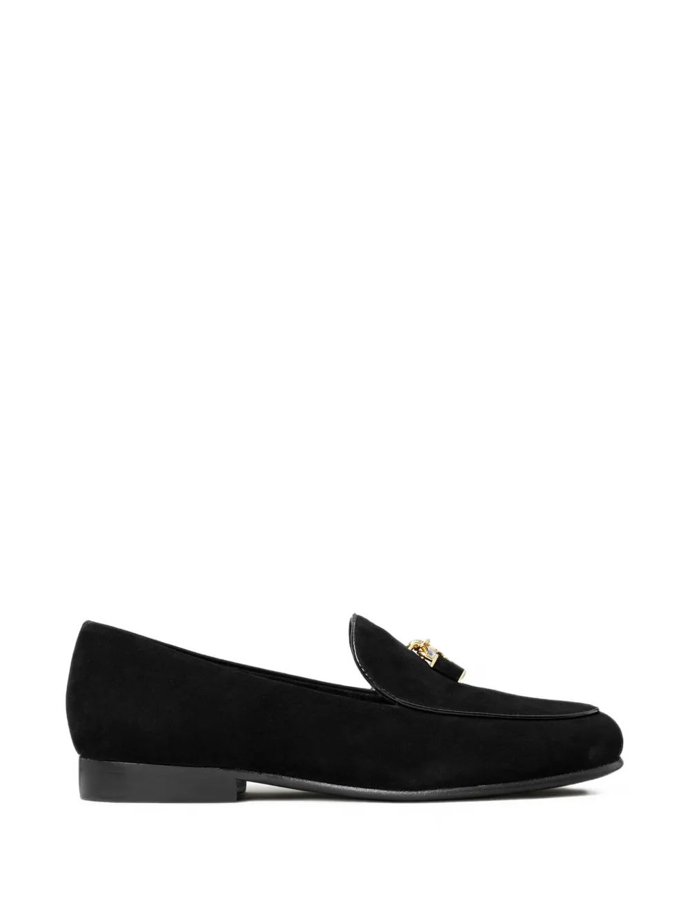 Tory Burch Lock smoking slipper - Nero